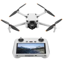 Drone Dji Mini 3 MT3PD (Dji RC) 4K com GPS - Cinza Claro/Grafite