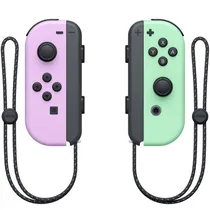 Controle Nintendo Switch Joy-Con L/R Hac-A-Jawaf com Correia - Purple/Green Pastel