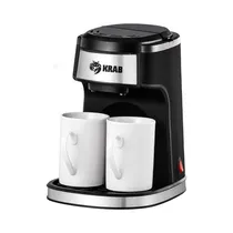 Cafetera Doble Taza Krab KBCD240 220V