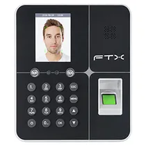 Leitor Biométrico de Tempo e Assistência FTX FBM-01 Facial - Preto