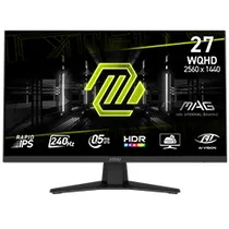 Monit. LED 27" MSI 274QF X24 Gaming WQHD Ips 240HZ 0,5MS/ HDR/ HDMI/ DP/ Audio Preto