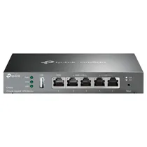 Roteador TP-Link Omada ER605, VPN, Gigabit, Multi-Wan, 5 Portas, USB 2.0, Preto