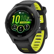 Relógio Garmin Forerunner 265S 010-02810 com GPS/Wi-Fi - Preto/Amarelo