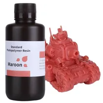 Resina p/Impr 3D Elegoo Standard Maroon 1.0/500G*