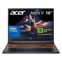 Notebook Gamer Acer Nitro V 16 Intel Core 7-240H RTX 5070 8GB 16GB Ram 512GB SSD Tela 15.6" Full HD+ Ips Windows 11 Preto - ANV16-72-72ZY