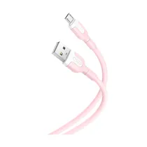 Cabo Xo NB212 Lightning/USB-A 2.1A/1M - Rosa