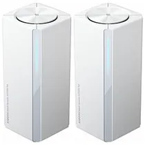 Roteador Xiaomi RD28 DVB4458GL Mesh System AX3000 Ne NFC Dual Band / 2.4GHZ / 5GHZ / Wi-Fi 6 - Branco (Kit com 2)