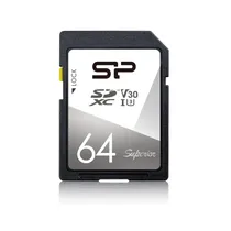 Memória SD Silicon Power 64GB V30 SDXC Uhs
