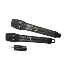 Micrófono Inalámbrico Ecopower EP-M301 2 Micrófonos - Negro