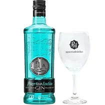 Kit Gin Puerto de Indias Classic - 700ML + Taça