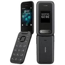 Teléfono Nokia Flip 2660 TA-1474 DS Negro Desbloqueado Dual Sim