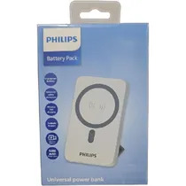 Carregador Wireless Philips DLP9701CW/70 5000MAH Tipo-C - White