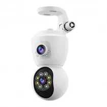 Câmera de Segurança Satellite A-CAM8001D 2 Cameras Branca