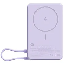 Carregador Portátil Xiaomi Magnetic WPB1007Z 10000MAH / USB-C - Roxo (BHR08PAGL)