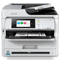 Impressora Monocromática Epson Workforce Pro WF-M5899 MFP 4X1 I/ s/ C/ F USB/ Wi-Fi/ Rede