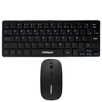 Teclado + Mouse Satellite AK-731 Mini Wireless / Português - Preto