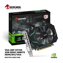 Placa de Vídeo Keepdata Geforce GT740 2GB GDDR5, 128BITS 1059MHZ, HDMI, DVI, VGA (D-Sub), KDGT740-2GD5/128B