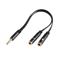 Argom Adaptador de Audio 3.5MM M A H ARG-CB-0029 A00472 Negro