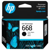 Cartucho HP 7FP37VL 668 Black