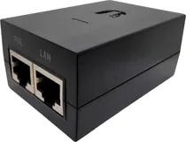 Adaptador Ubiquiti POE-25-5W-G-BR com Porta Lan - Preto