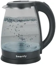 Chaleira Elétrica Smartfy JE01V 1.8L 1500W 220V/50-60HZ - Transparente/Preto
