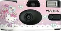 Camara Descartable Yashica 27 Exp Iso 400 White Hello Kitty