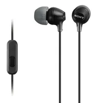 Auricular Sony In-Ear MDR-EX15AP Black c/Mic.