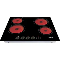 Fogão Elétrico Quanta QTCEI600 - 6000W - 4 Bocas - Infravermelho - 220V 50/60HZ - Preto