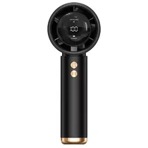 Mini Ventilador Portátil Hengda YQ10511 / 100 Niveis / Recarregavel - Preto