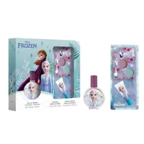 Kit Perfume Frozen + Brilho Labial + Paleta de Sombra Edt Feminino - 30ML