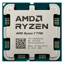 Processador Tray AMD Ryzen 7-7700 Socket AM5 8 Core 16 Threads 3.8GHZ e 5.3GHZ Turbo Cache 40MB
