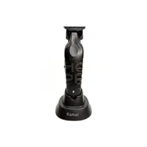 Máquina Kemei Trimmer 2299 Preta + Base