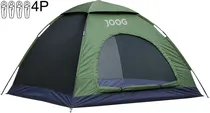 Barraca de Camping para 4 Pessoas - Joog CT-J4P-GN