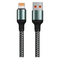 Cabo Goline USB-A para Lightning 15W 1M Cinza GL-CA100L15F-B