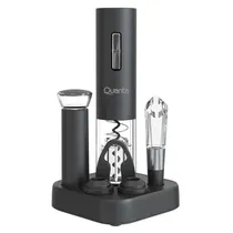 Quanta Abridor de Vino QTKAV610 Noblevintner Kit 6EN1/Recar/USB-C Negro