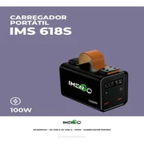Power Bank Imenso 100W 60.000MAH 618S Starlink Mini Notebook
