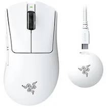 Mouse Gamer Razer Deathadder V4 Pro Wireless - Branco (RZ01-05330200-R3U1)