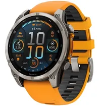 Reloj Garmin Fenix 8 Amoled Sapphire 010-02904 47 MM Con GPS/Wi-Fi - Gris/Naranja