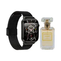Kit Smart Watch G-Tide S6 Pro Con Perfume Black