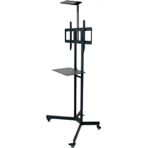 Suporte para TV de Pé Unique RC-5A 37" A 70" com Rodinhas - Preto