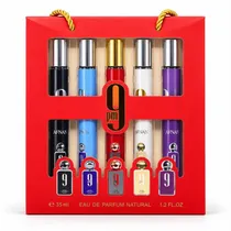 Kit Perfume de Bolsa 9PM 5 Peças 35ML