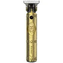 Máquina de Cortar Cabelo Kemei Professional Hair Clipper KM-700B - Recarregável - Dourado