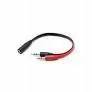Adap. Auriculares 1 Jack p/ 2 Jack 3.5MM Sate HS211T