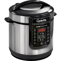 Panela de Pressão Elétrica Quanta QTOPE300 1000 W 220V - Inox/Preto 6L