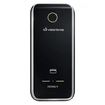 Fechadura Elétrica Visionbras VB-FDI100-F - Impressão Digital/Código Secreto/Aplicativo - Preto