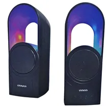 Caixa de Som Satellite AS-92009 BT/RGB/Aux/USB - Preto