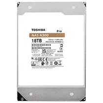 HD Toshiba 18TB N300 Pro Nas 3.5" SATA 3 7200RPM - HDWG51JXZSTB (Garantia PY)