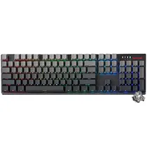 Teclado Gamer Mecânico Redragon K556SP-RGB-Pro Devaraias Pro Wireless / RGB / Gray / Inglês - Cinza / Preto