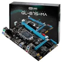MB 1155 Goline GL-B75-Ma DDR3 HDMI/VGA