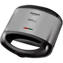 Sanduicheira Grill Mondial Premium s-07 800 W 220V - Preto/Prata